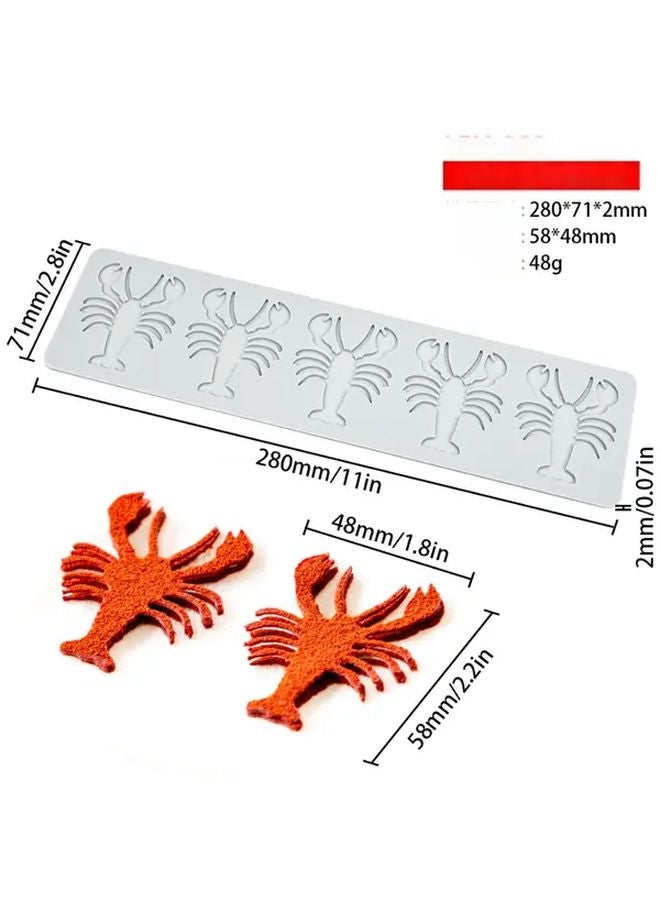 Lobster Silicone Mold Pad Heat Resistant 482F For Baking Cake Muffin Bread Cookies - Image 5
